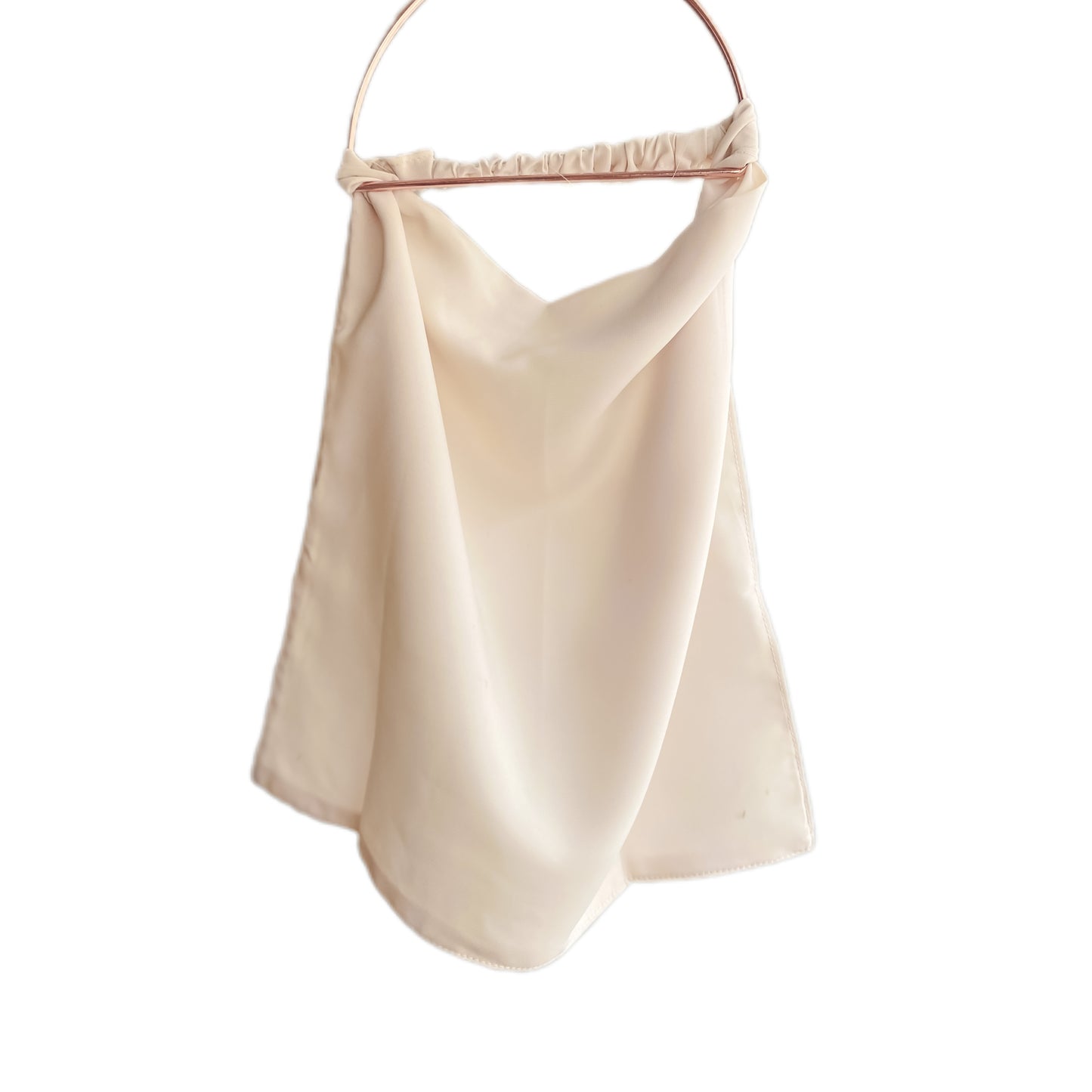 Elastic back Niqab - Cream