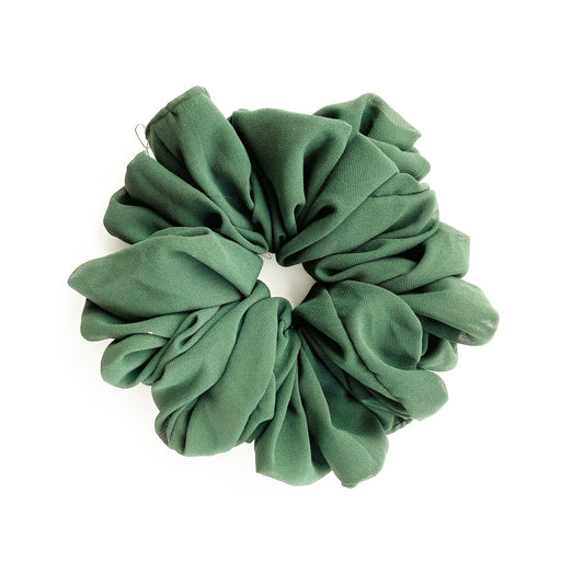 Georgette Volumizing Scrunchie - Evergreen