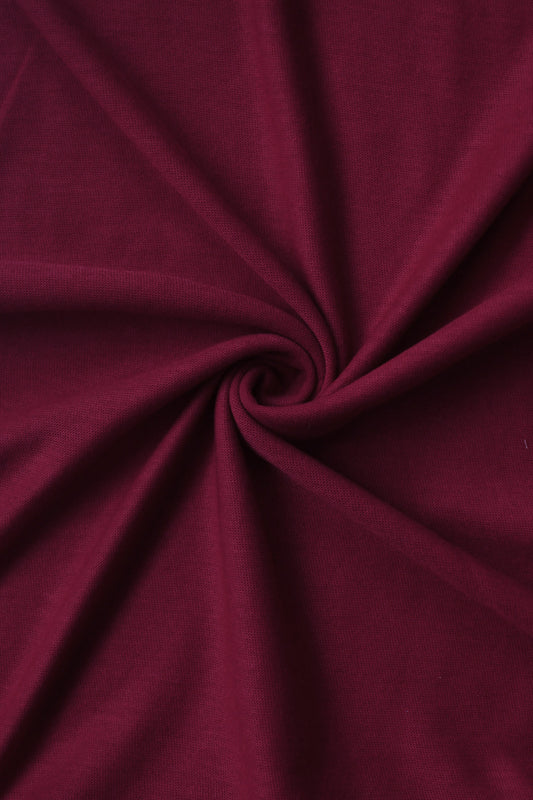 Plain Jersey Hijab- Maroon