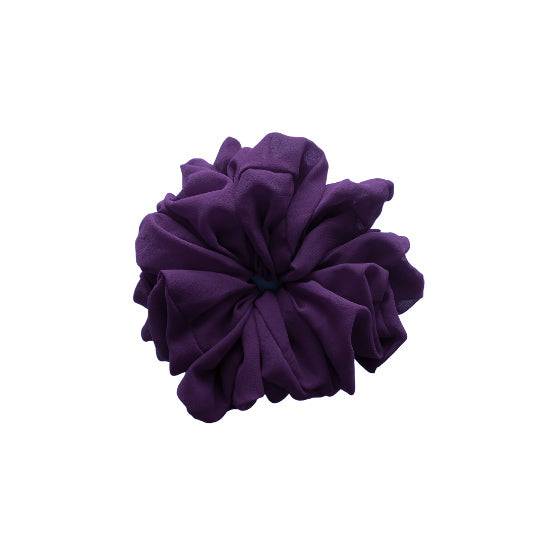 Georgette Volumizing Scrunchie - Purple