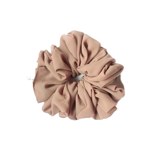 Georgette Volumizing Scrunchie - Light Beige