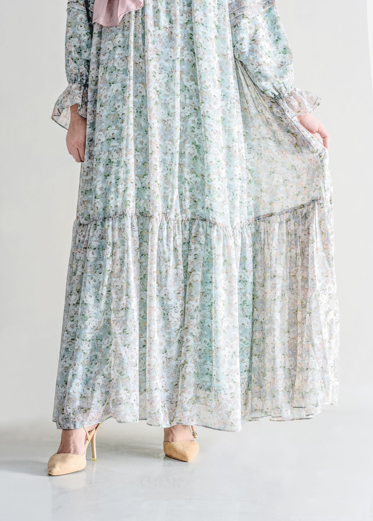 Serenity Modest Dress - Mint