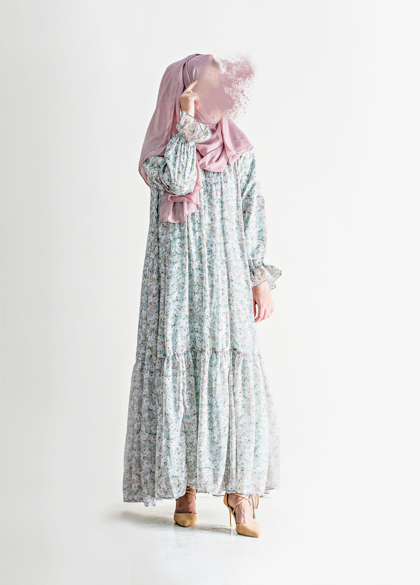 Serenity Modest Dress - Mint