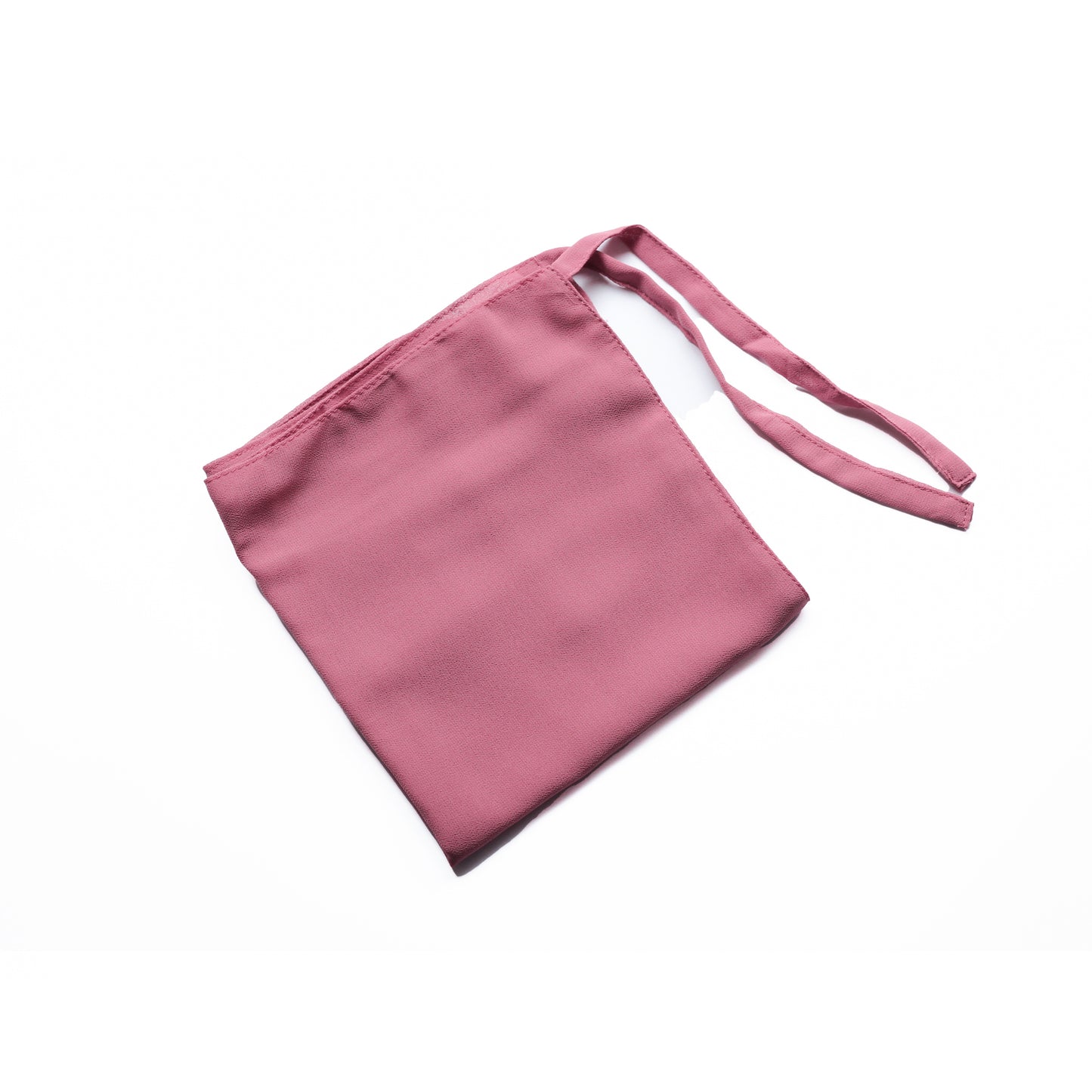 Tie back Niqab - Georgette - Raspberry Pink