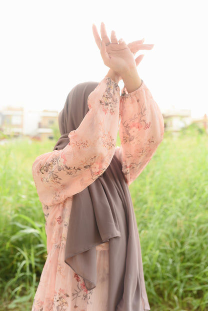 Peach Dreams Modest Dress