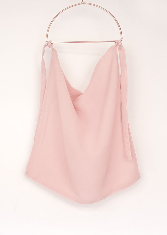 Tie-back Niqab - Powder Peach