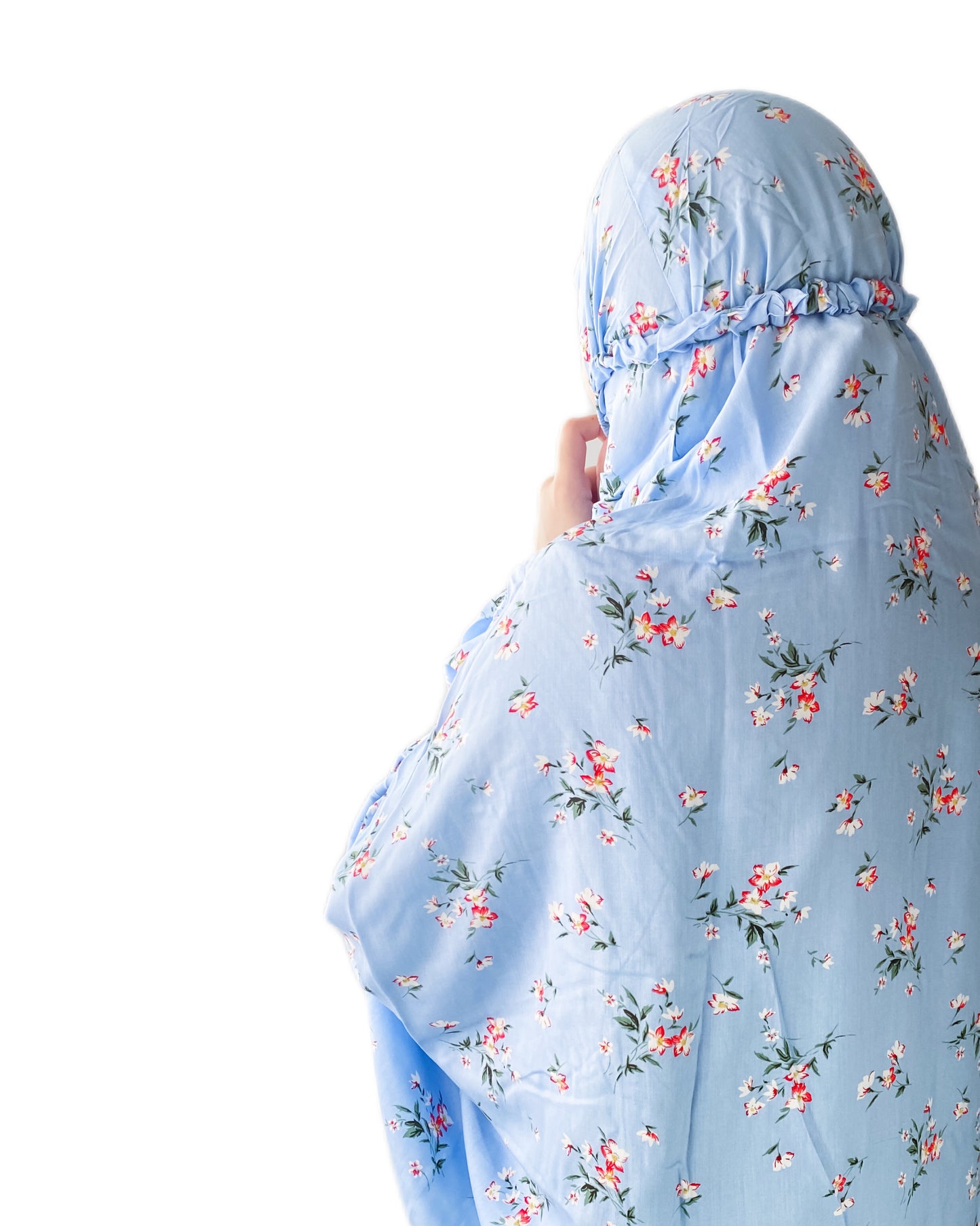 Long Namaz Chadar With Sleeves - Bushra