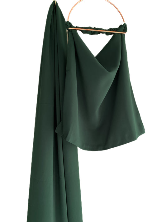 Niqab & XL Hijab Set - Emerald