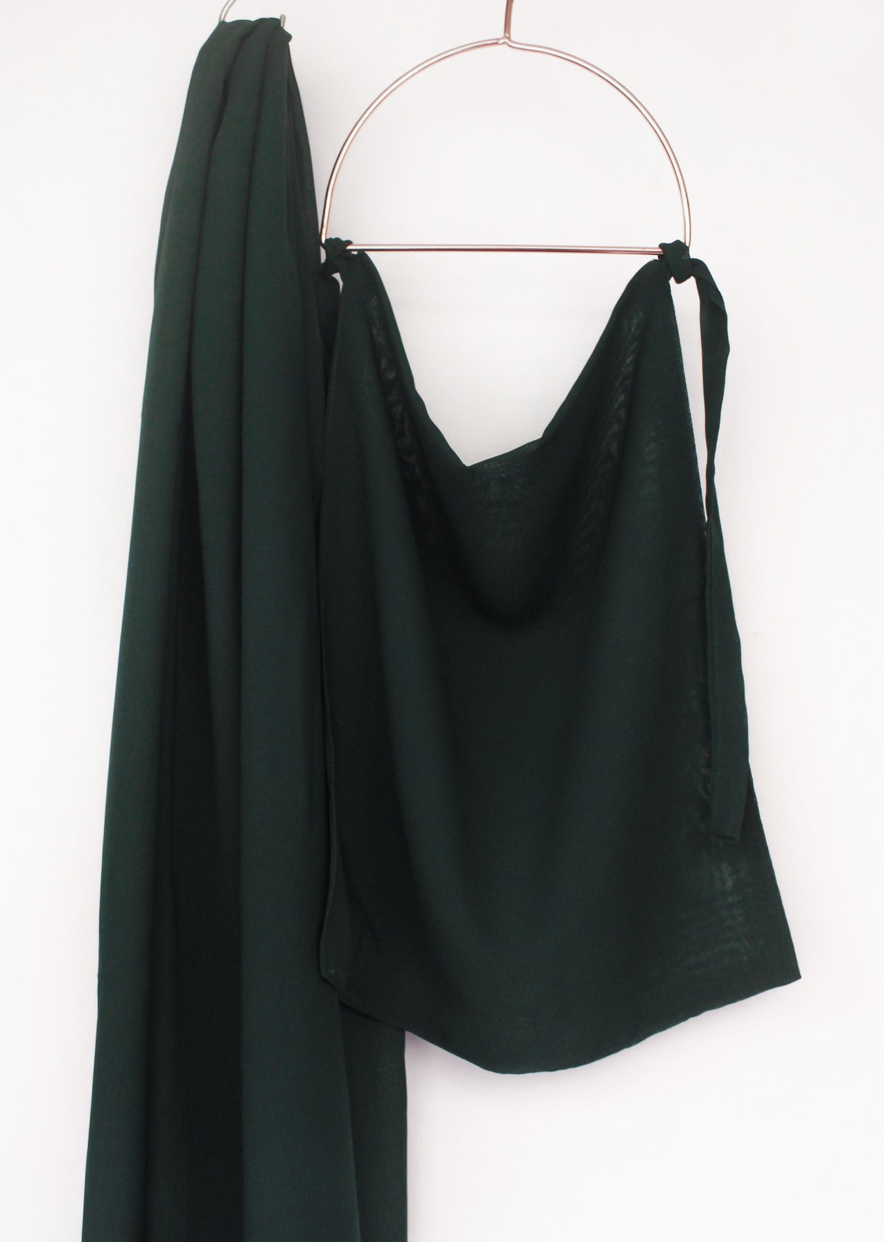 Georgette - Bottle Green – The Women Zone - A Hijab Brand