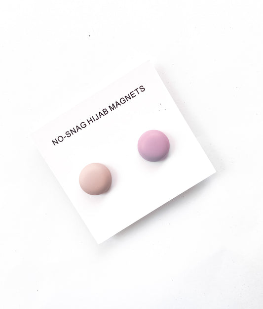 Matte Hijab Magnets (Circle)  - Spring