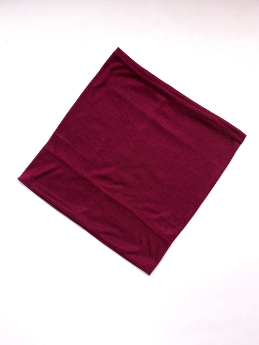 Traditional Tube Cap - Deep Maroon