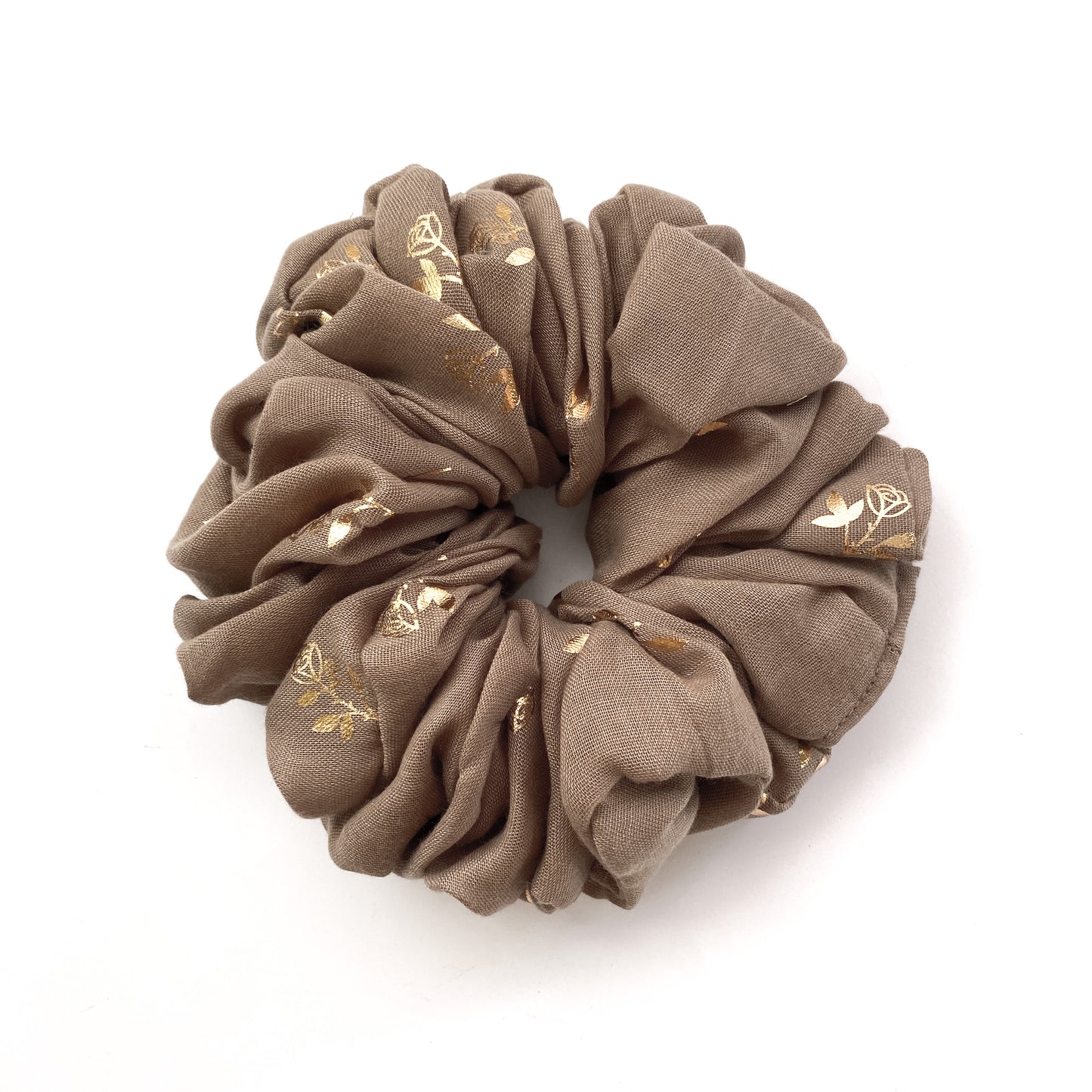 Viscose Volumizing Scrunchie - Tortilla Shine