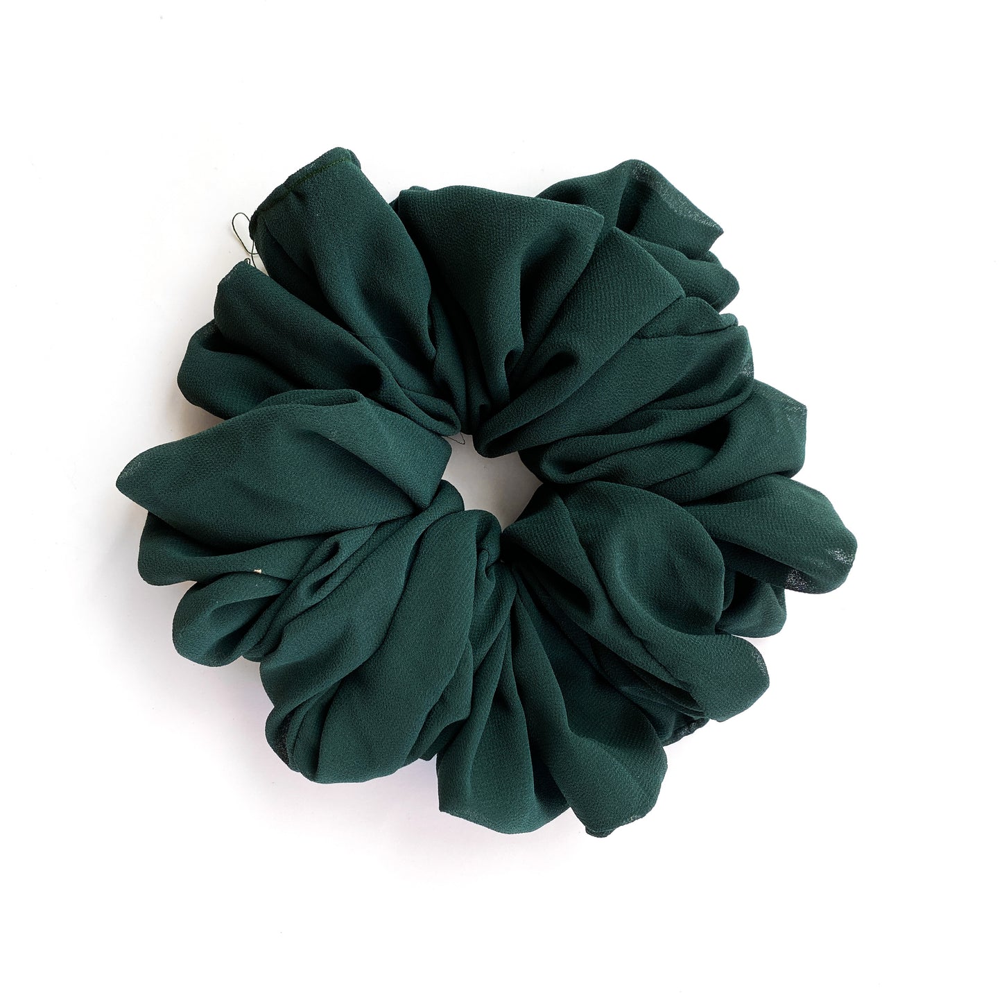 Georgette Volumizing Scrunchie - Emerald