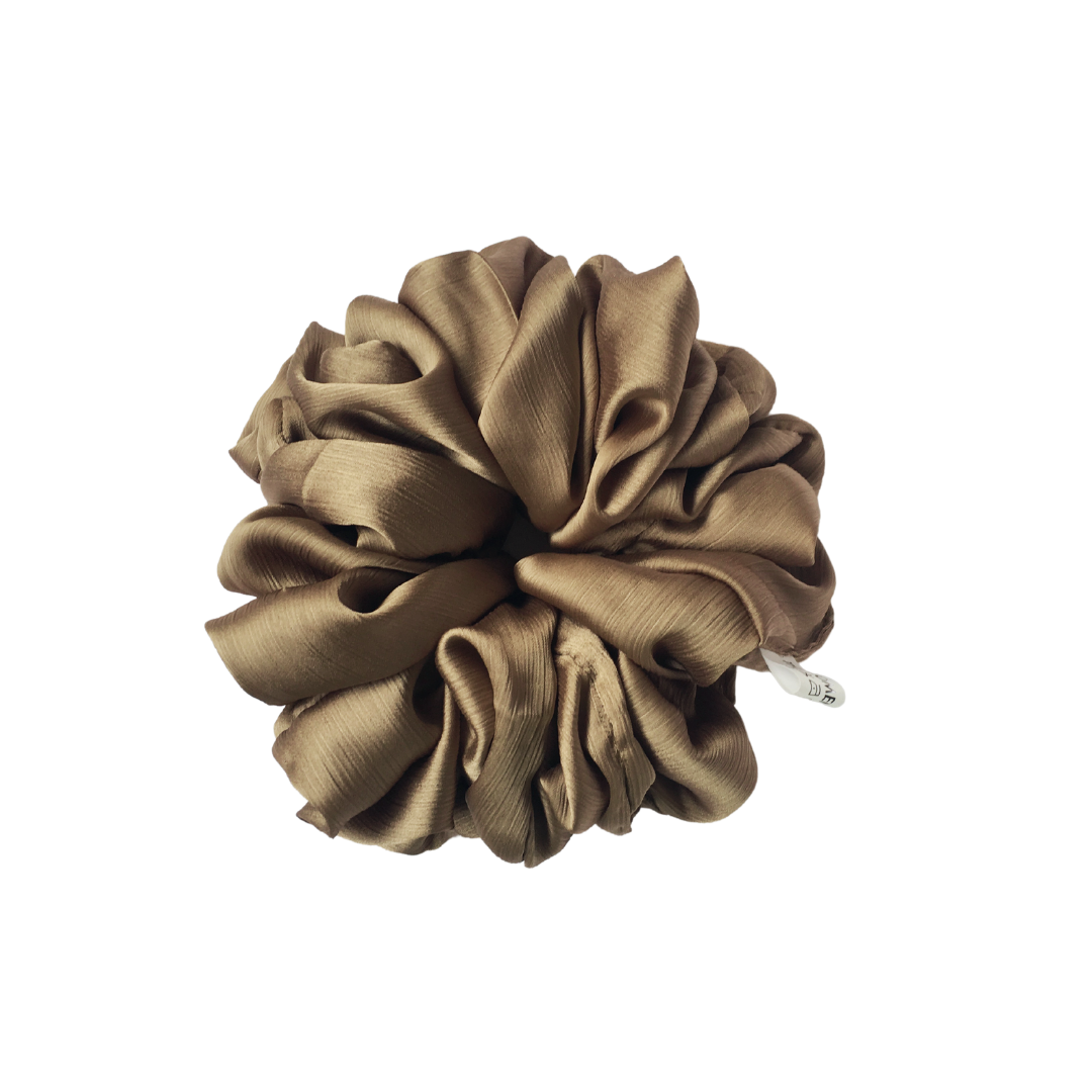 Silk Volumizing Scrunchie - Mink