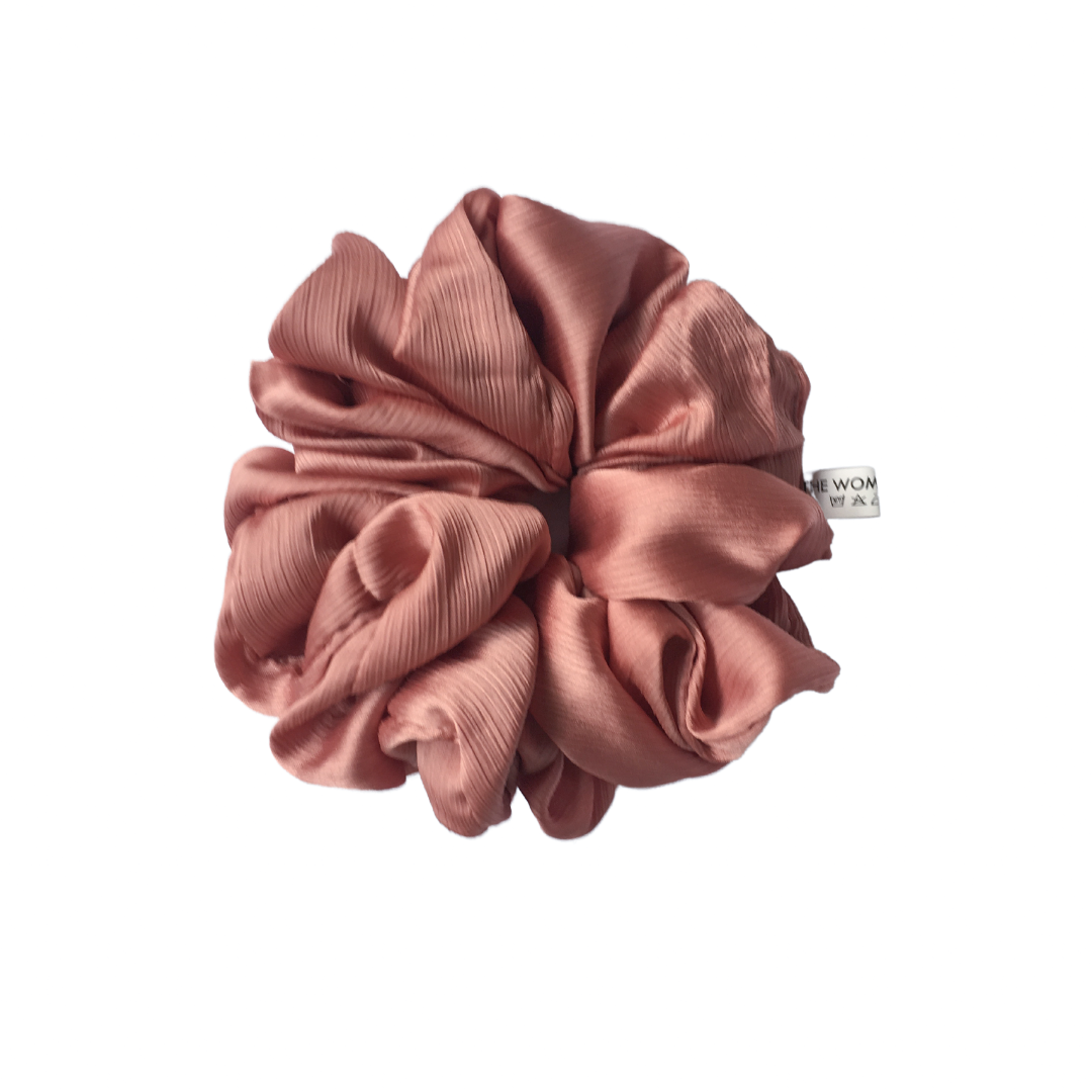 Silk Volumizing Scrunchie - Blush