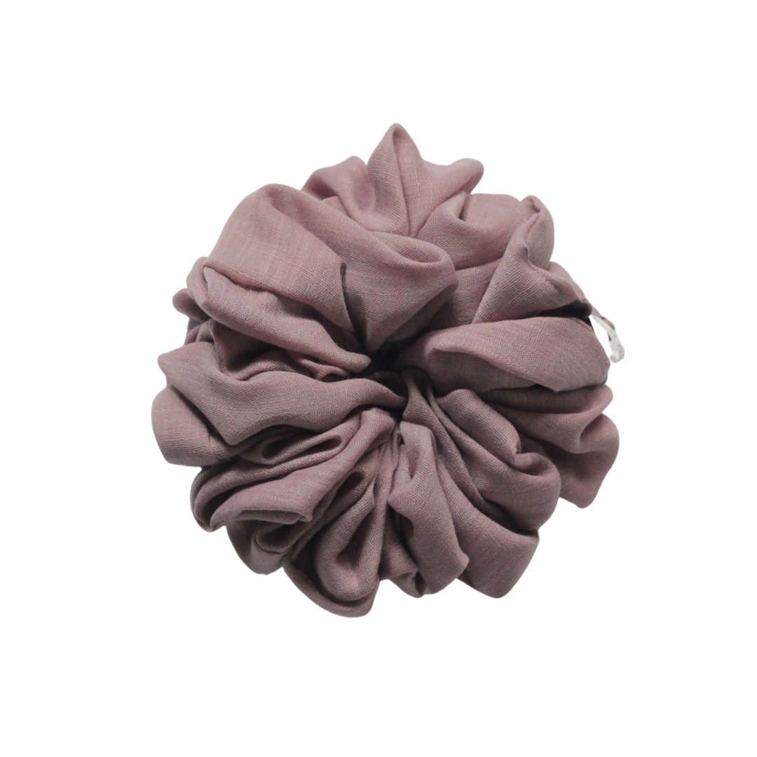 Viscose Volumizing Scrunchie - Ash Violet