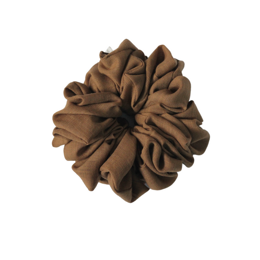 Viscose Volumizing Scrunchie - Cafe