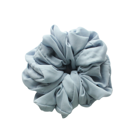 Georgette Volumizing Scrunchie - Ice Blue