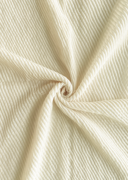 Crumpled Hijab - Vanilla