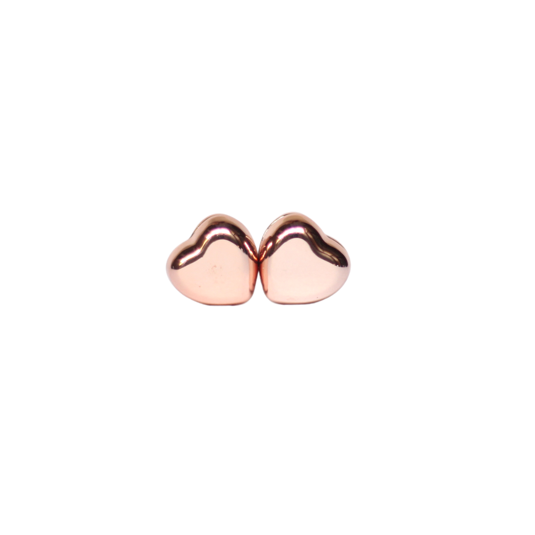 Metallic Hijab Magnets (Heart)  - Rose Gold