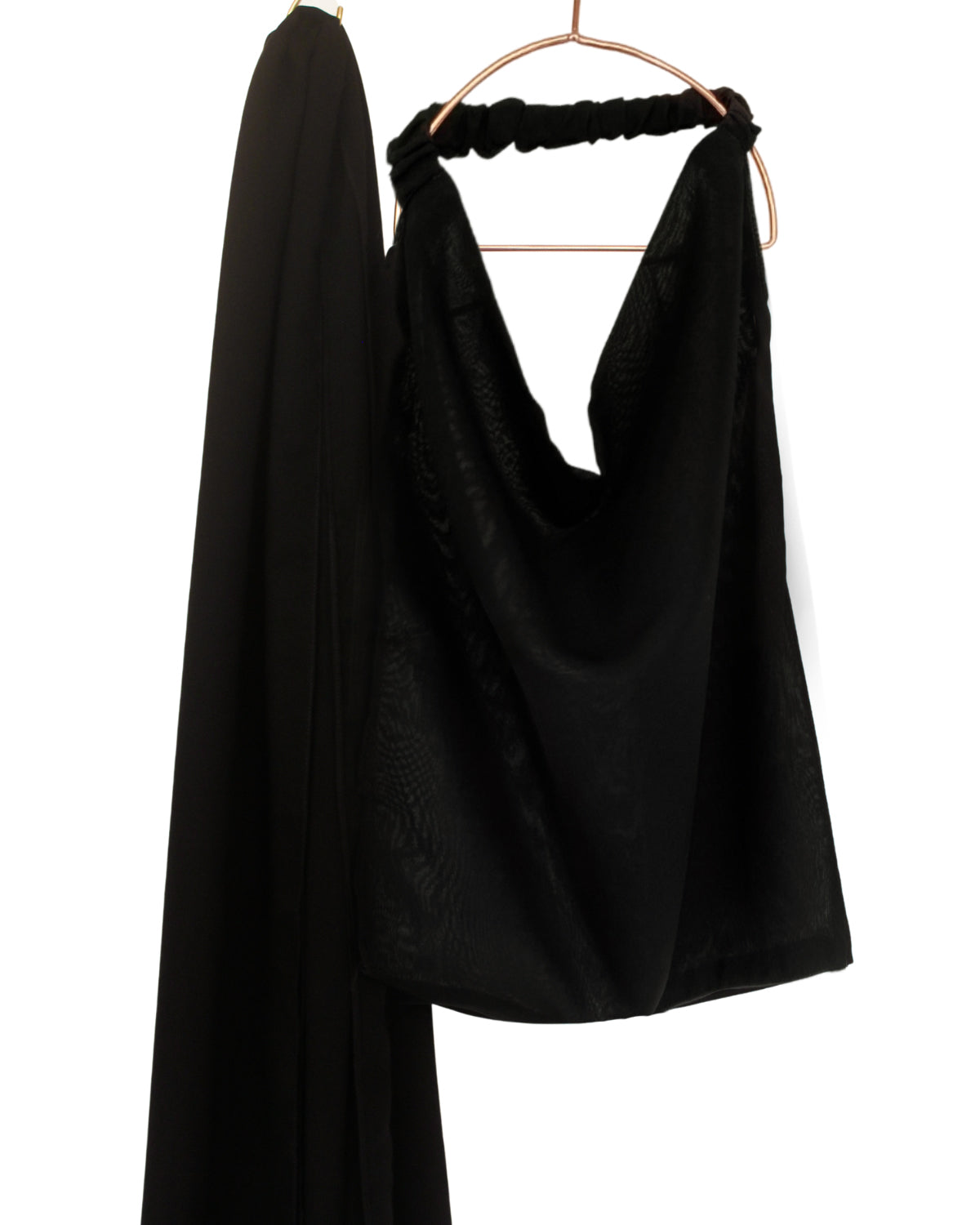 Niqab & XL Hijab Set - Black