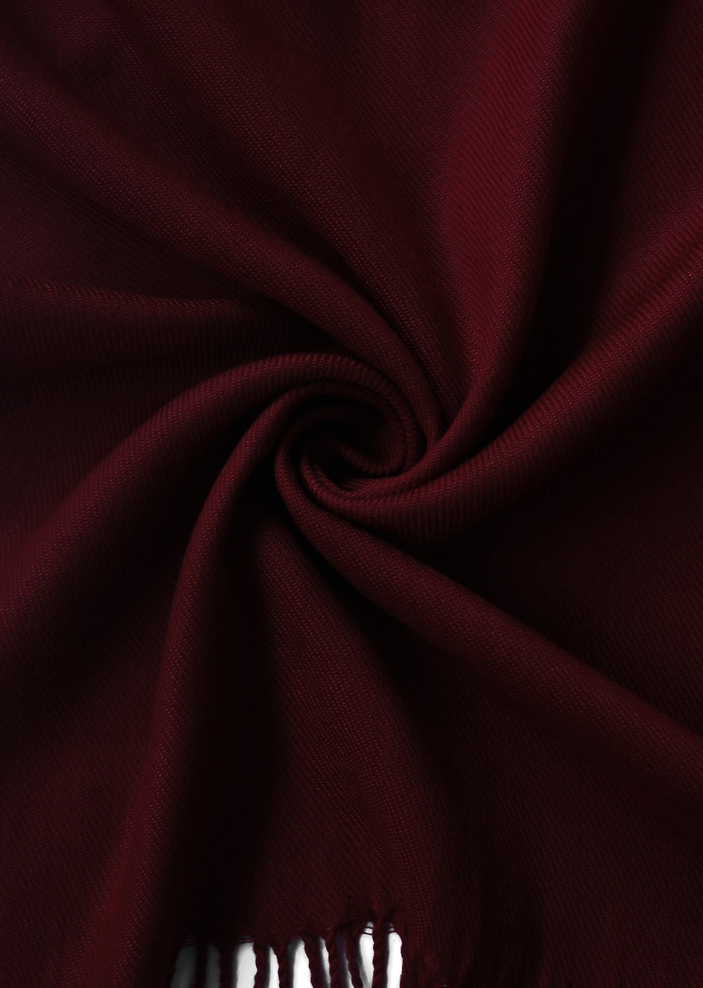 Plain Cashmere Hijab - Dark Maroon