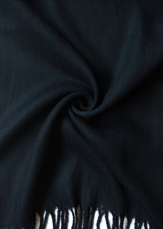 Plain Cashmere Hijab - Ocean Blue