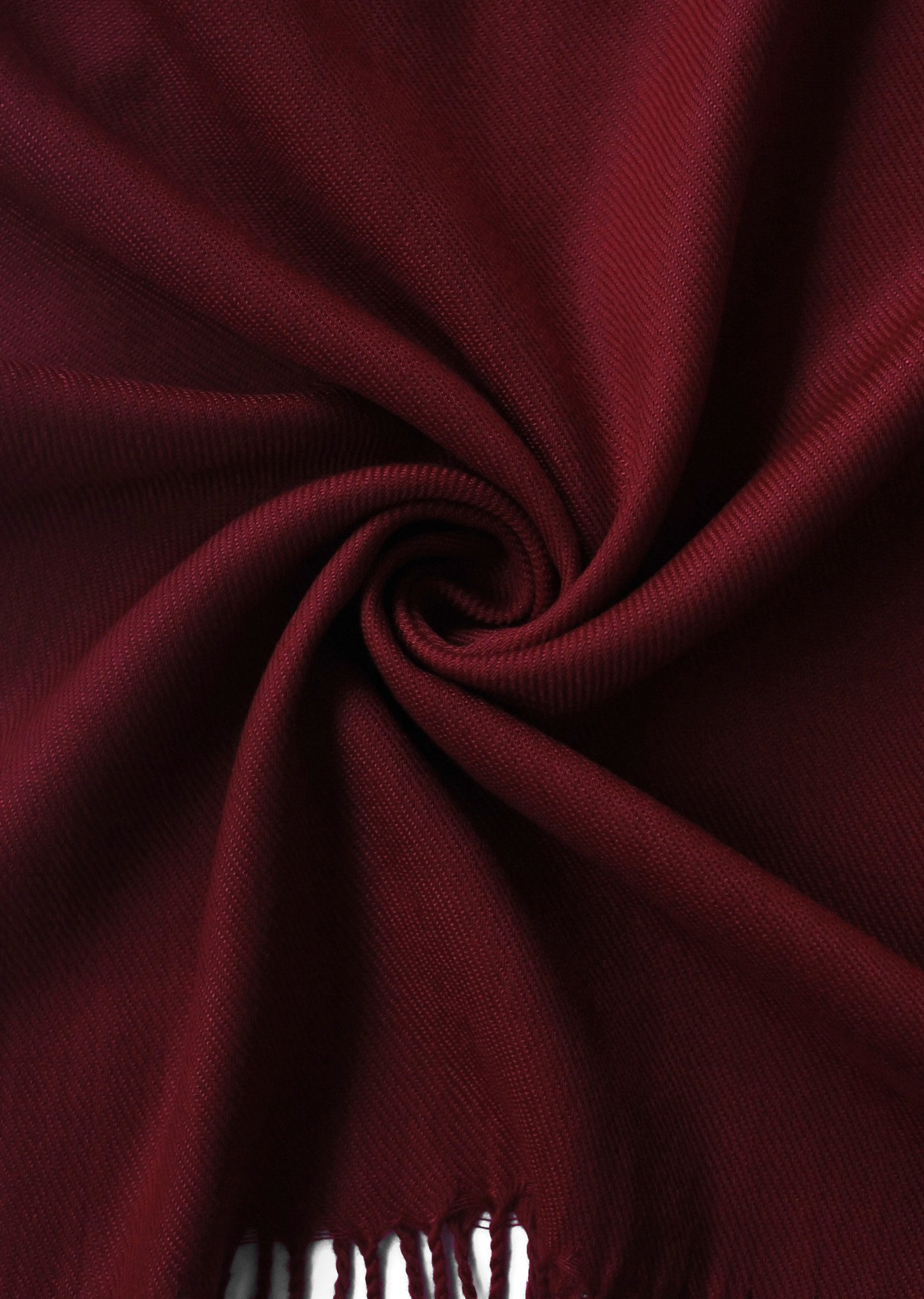 Plain Cashmere Hijab - Real Maroon