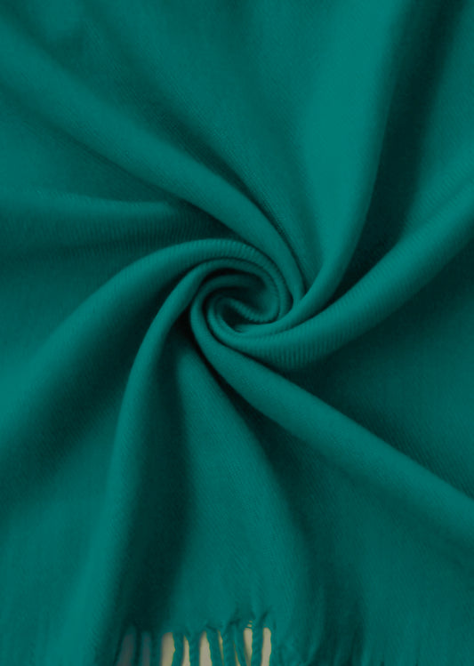 Plain Cashmere Hijab - SeaGreen