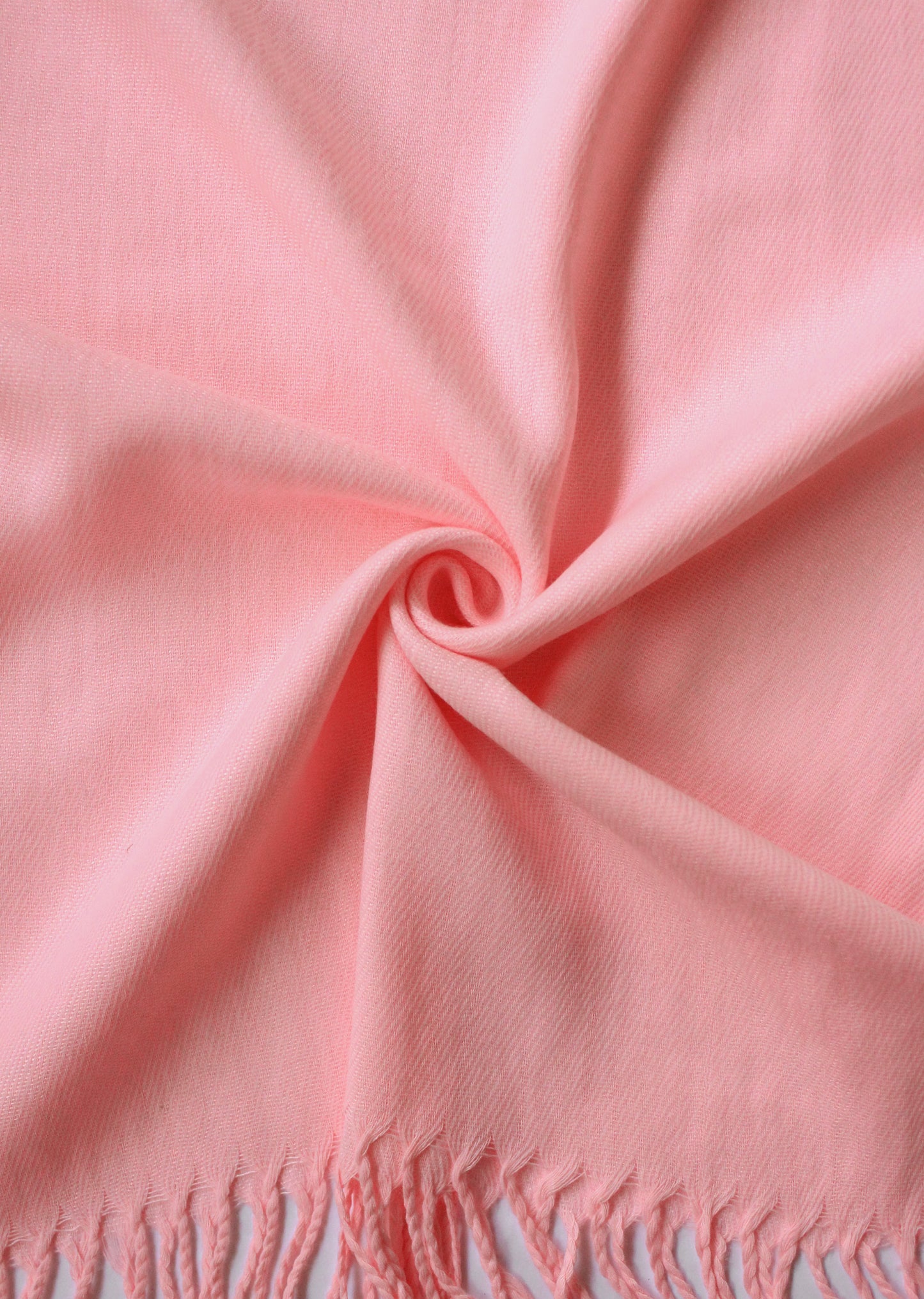 Plain Cashmere Hijab - Tea Pink