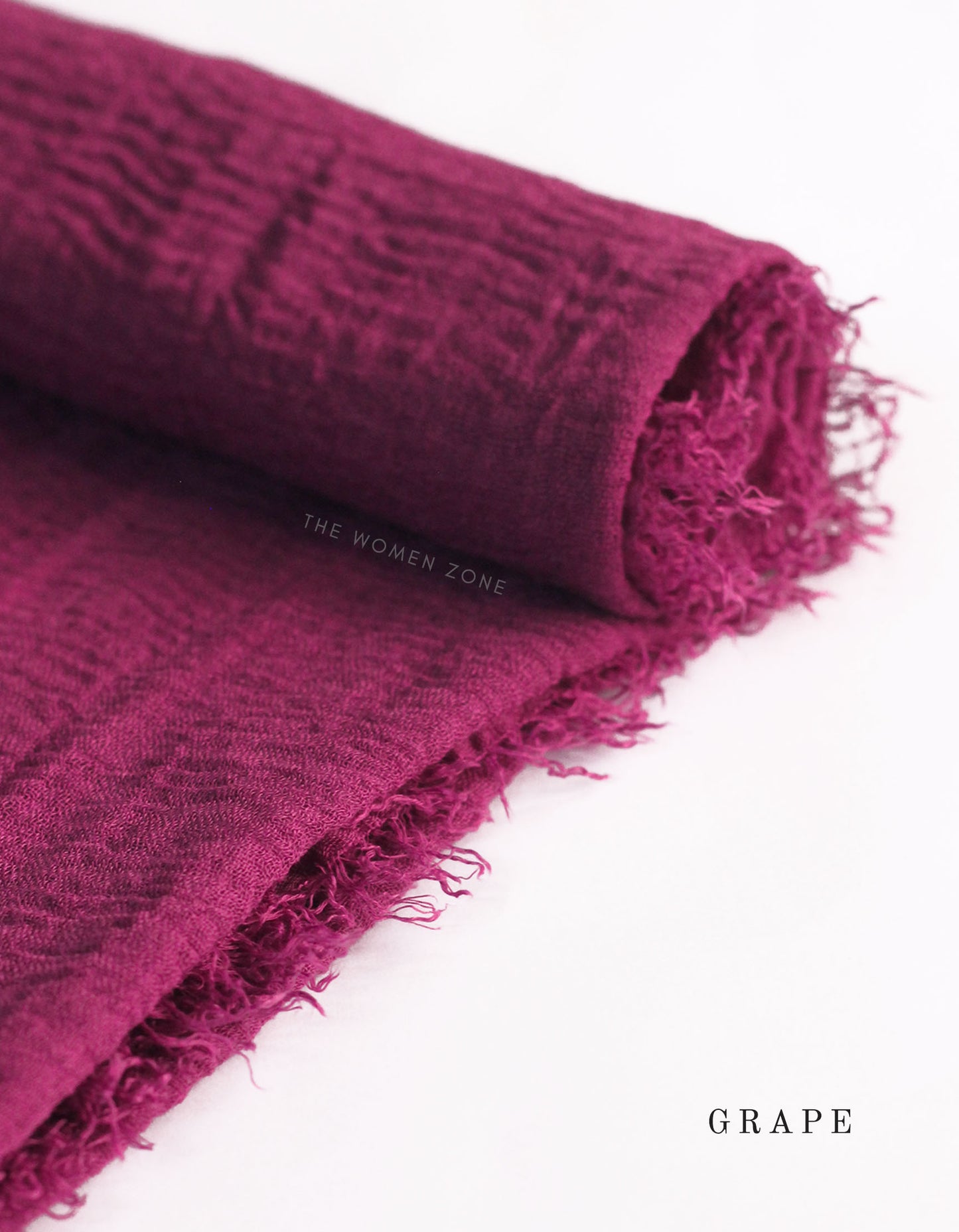 Crinkle Hijab - Grape