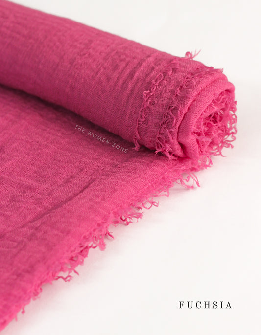 Crinkle Hijab - Fuchsia