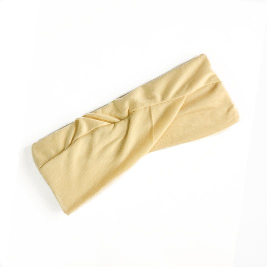 Criss-Cross Tie-Back Bandana Underscarf - Skin