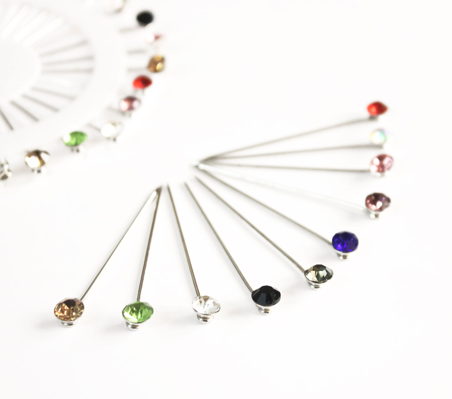 Crystal Hijab Pins - Multicolored