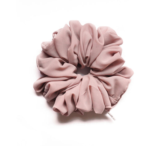 Georgette Volumizing Scrunchie - Nude Blush