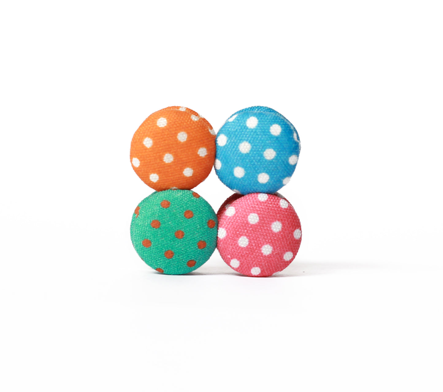 Polka Hijab Magnets - Multicolored