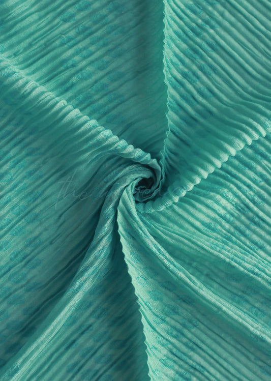 Crumpled Hijab 2.0 - Turquoise