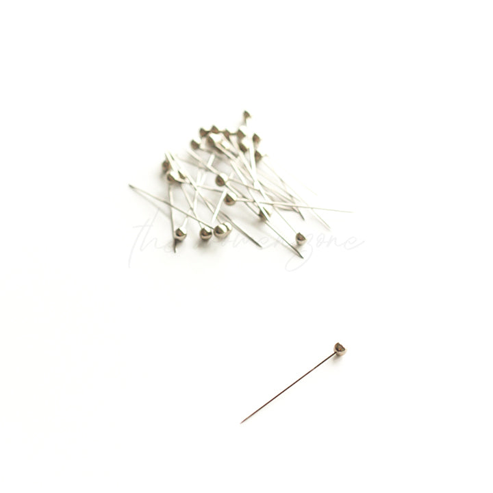 Metallic Hijab Pins - Silver