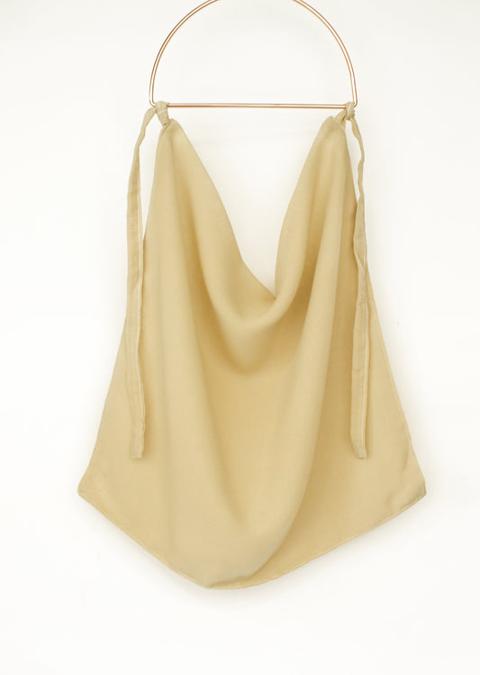 Tie-back Niqab - Natural Beige