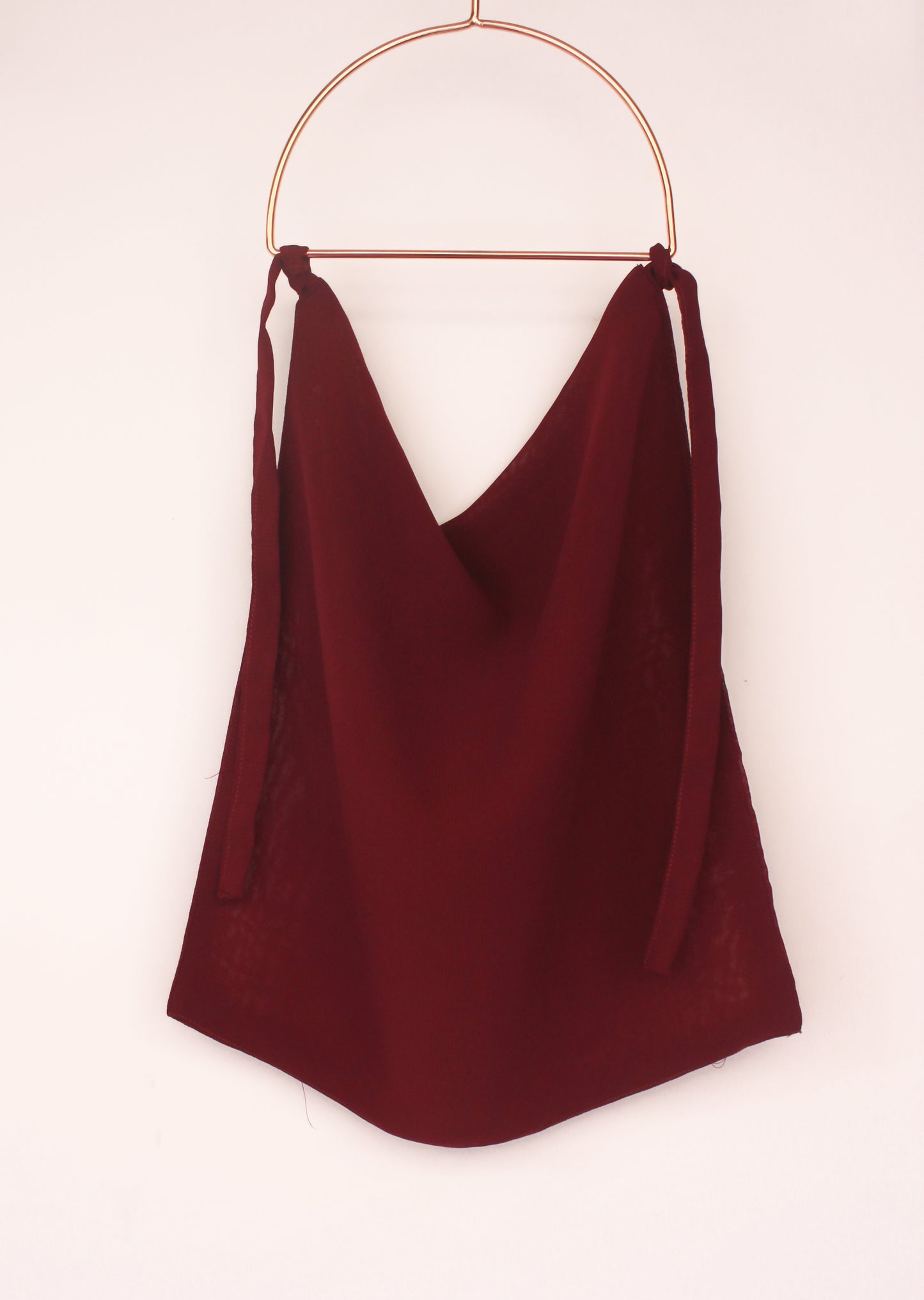 Tie-back Niqab - Real Maroon