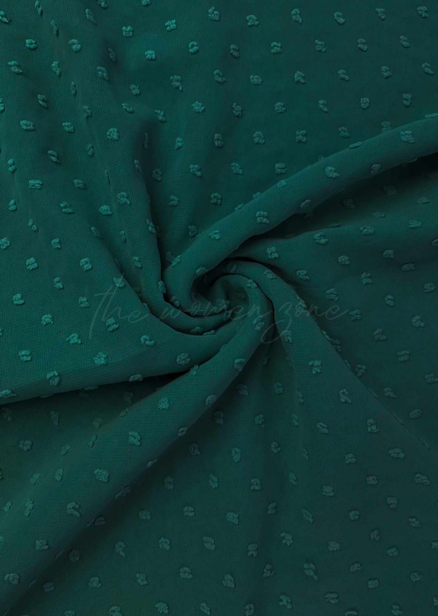 Plumetis Georgette - Teal