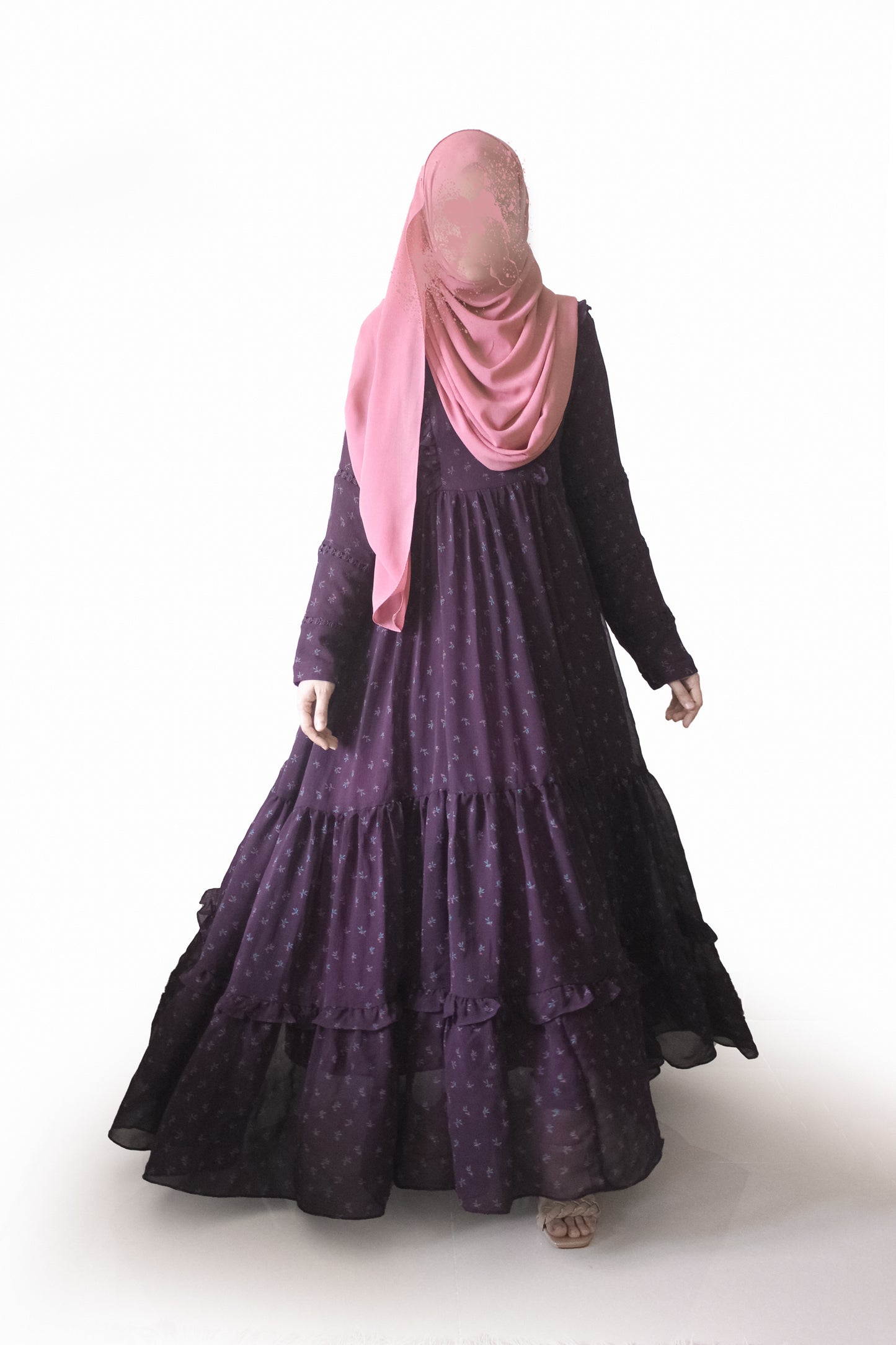 Purple Grace Modest Dress