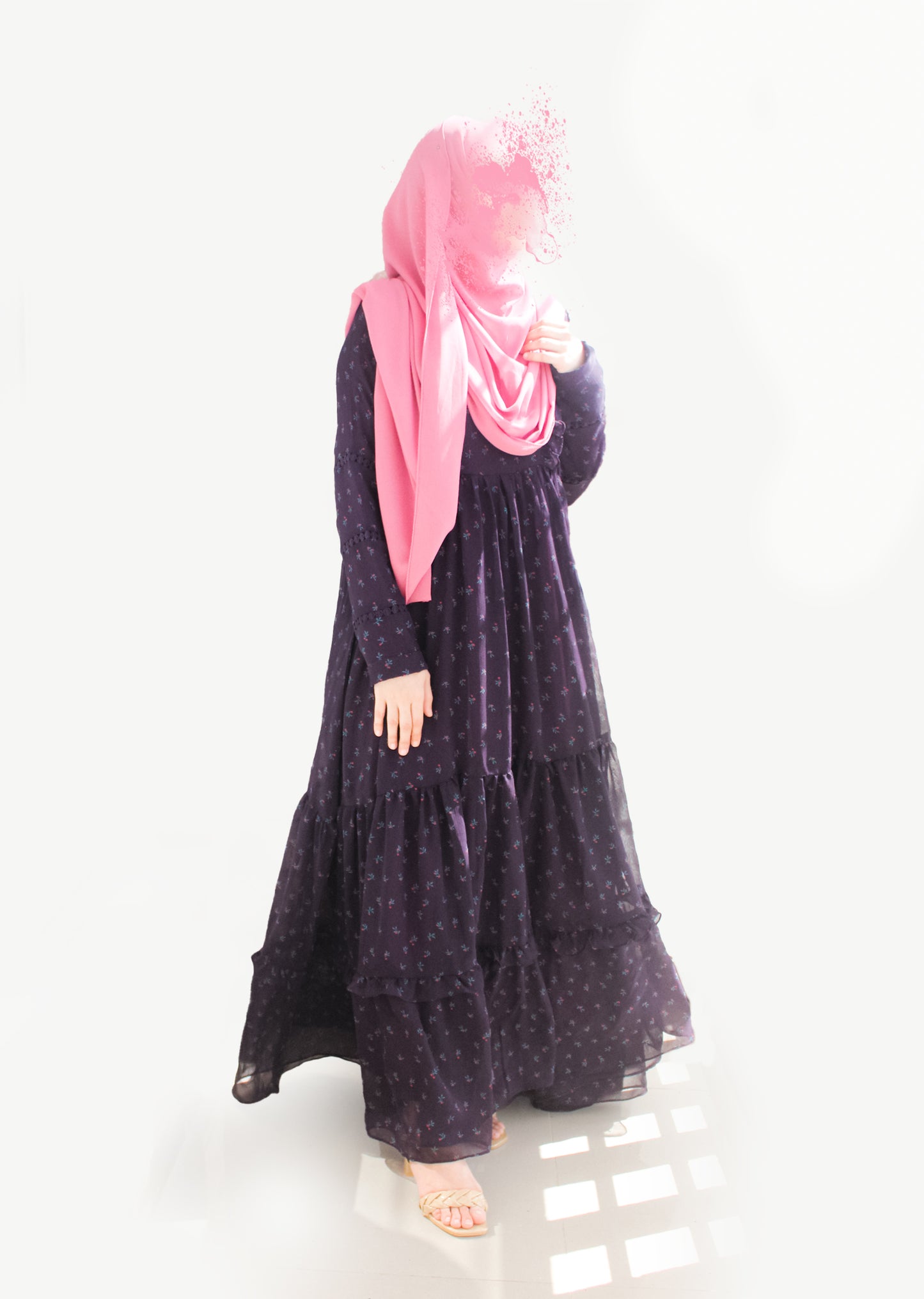 Purple Grace Modest Dress