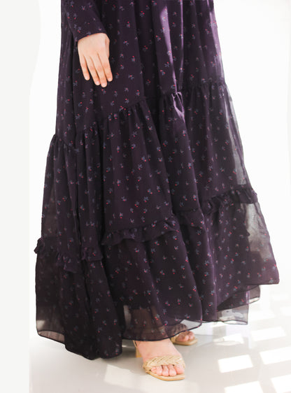 Purple Grace Modest Dress