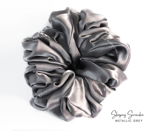 Shaping Scrunchie - Metallic Grey