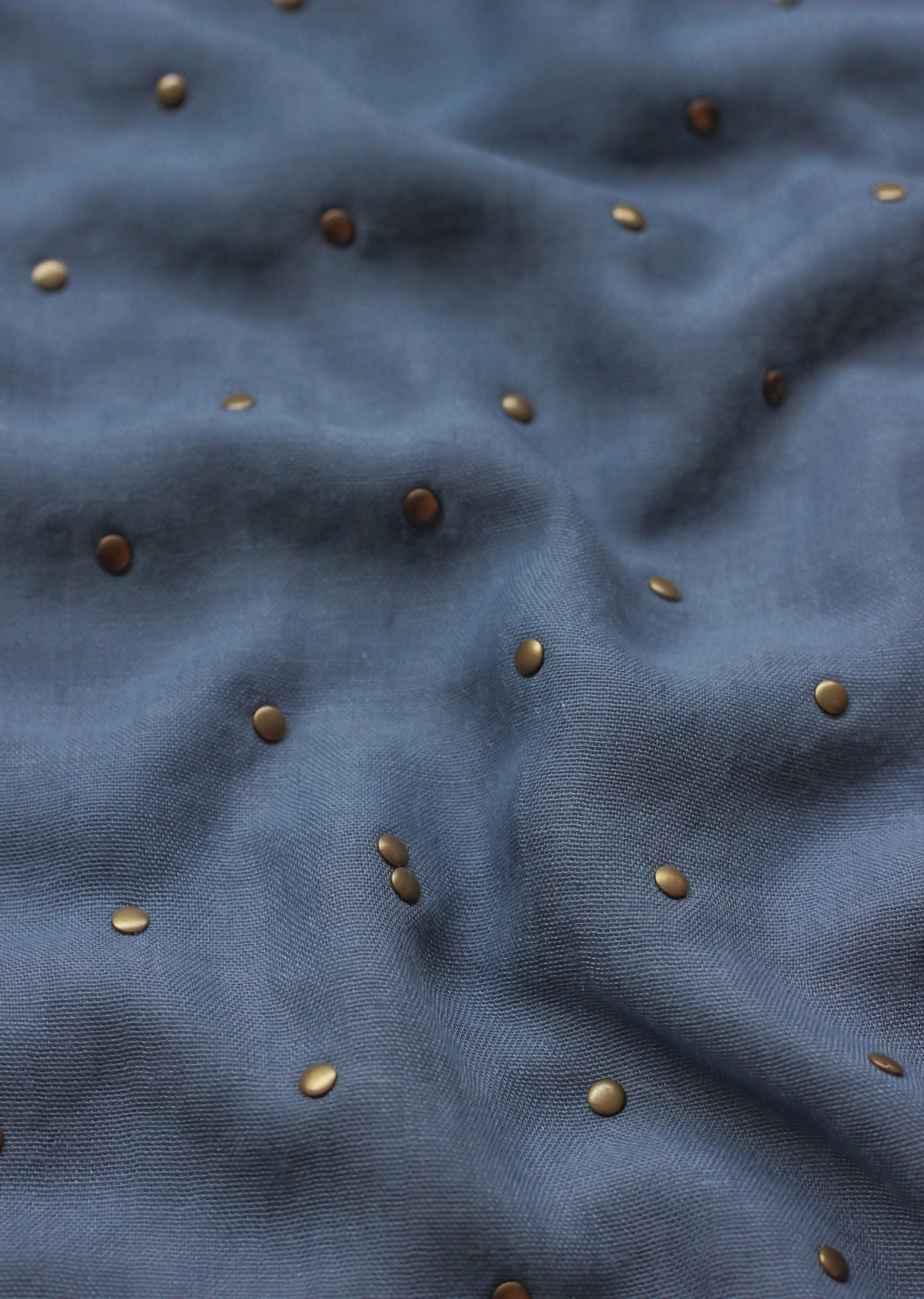 Signature Round Studded II - Denim Blue