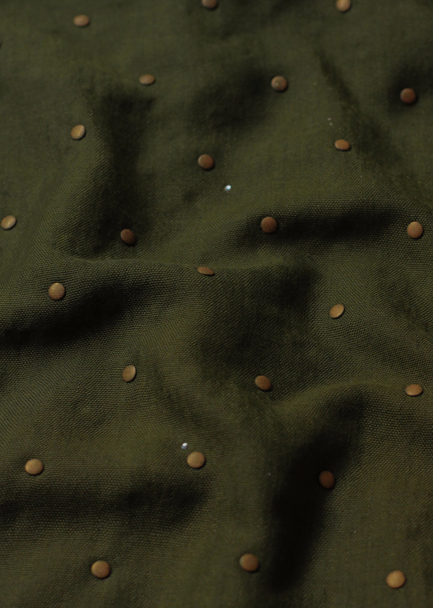 Signature Round Studded II - Olive