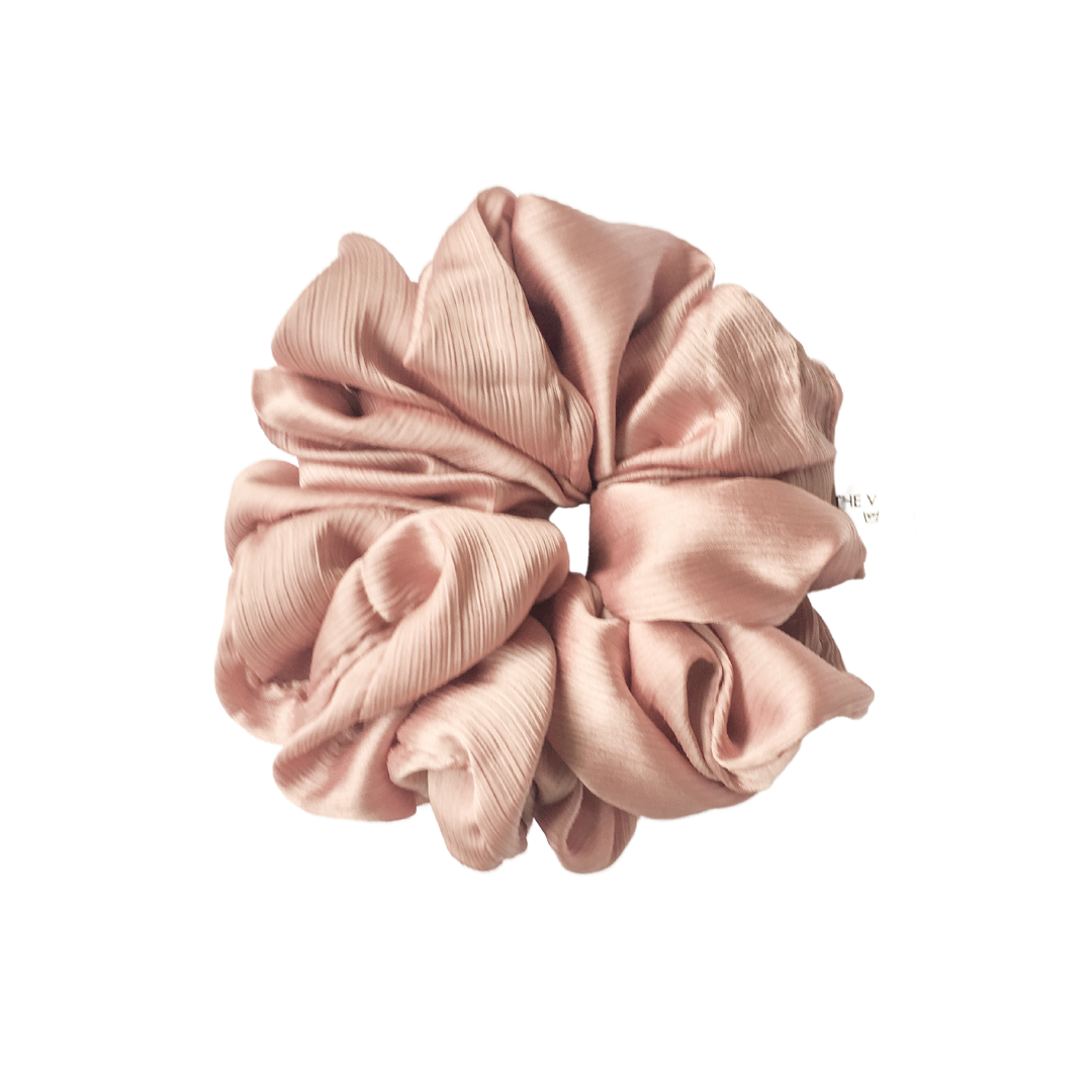 Silk Volumizing Scrunchie - Skin Pink