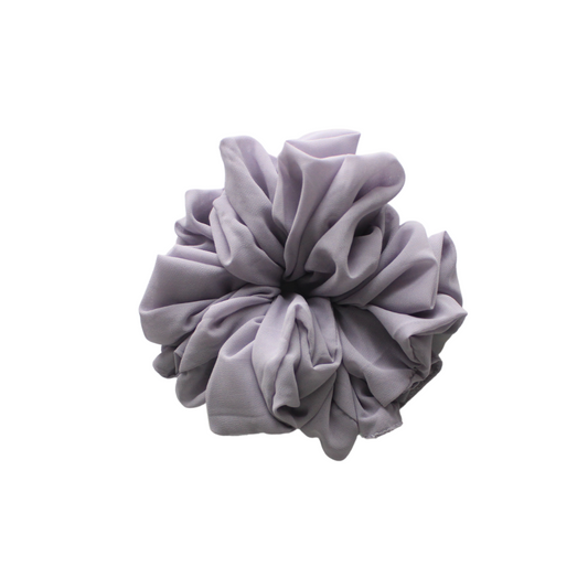 Georgette Volumizing Scrunchie - Muted Lavender