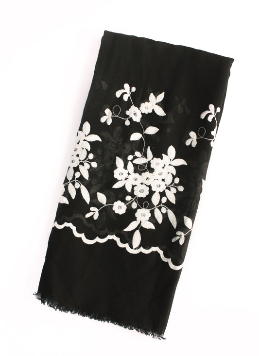 Wildflower Embroidered - Black